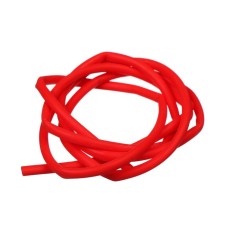 Cambrick, D int. 3 mm x d external. 4 mm, 1 m, fluorescent, red, set 10 pcs.