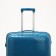 Great suitcase 28 "On a zipper, code lock, blue color