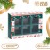 New Year. Box for 6 sweets "New Year's Patterns", 13.7 x 9.8 x 3.8 cm, confectionery packaging