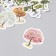 Stickers for creativity "Trees" embossing gold set 48 pcs 9x7x0.8 cm