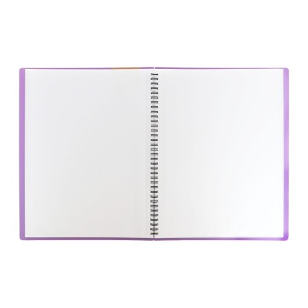 Folder 40 inserts on spirals, A4, 600 μm, Erichkrause "Matt Manga", texture "Sand", mix-8