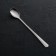 Spoon for cocktail "novelty", h = 19.7 cm, thickness 1.5 mm, simplified processing, silver color