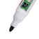 Marker for magnetic marker board, round tip, 3 mm, black, with a sponge, with a magnet
