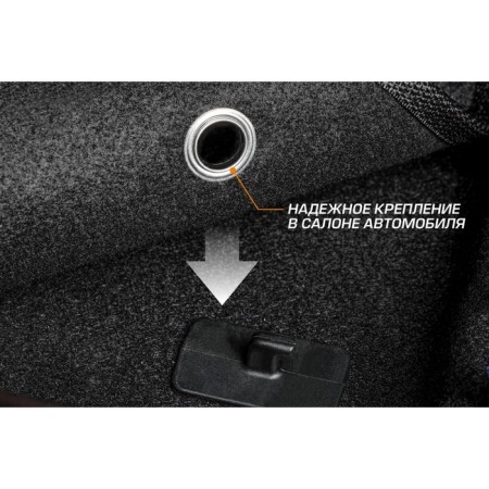 REPLISS AUTOFLEX, RENAULT Arkana 2019-N.V., textiles, graphite, 5 parts, with fasteners, 5470301-5