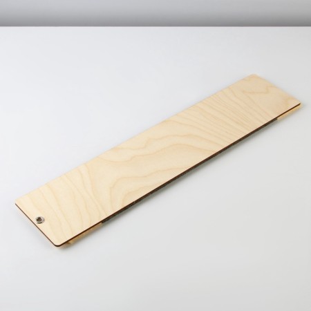 Clogging wall with fur, 45 x 10 cm, gray-6