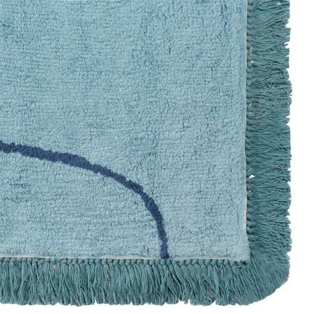 Cotton with a geometric print, Ethnic fringe, size 160x230 cm-5