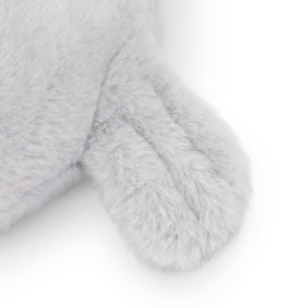 Soft toy "Sea cat", 30 cm, gray color-4