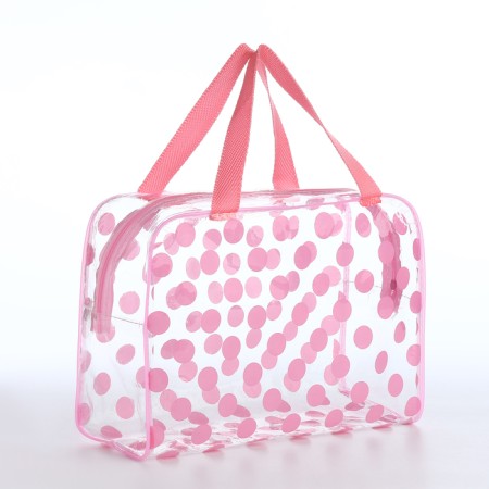 Lightning cosmetic bag, pink color