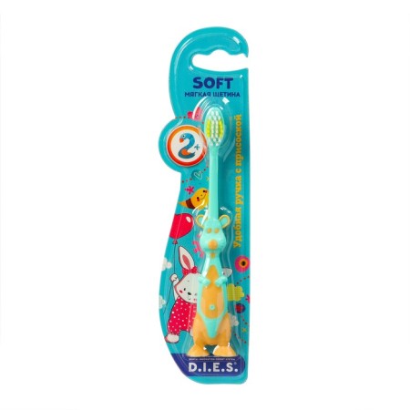 Toothbrush for children in the form of a mouse D.I.E.S. 2+, 1 pc