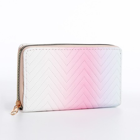 Women's wallet with lightning, the color is pink-lilac