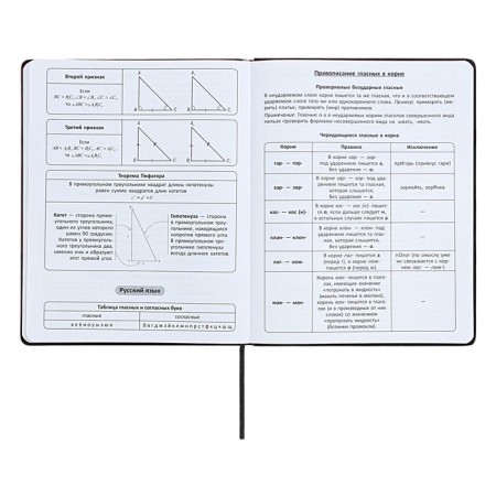 Universal diary for grades 1-11 Oxford, a solid cover of artificial leather, lies, 48 ​​sheets, coral spine-9