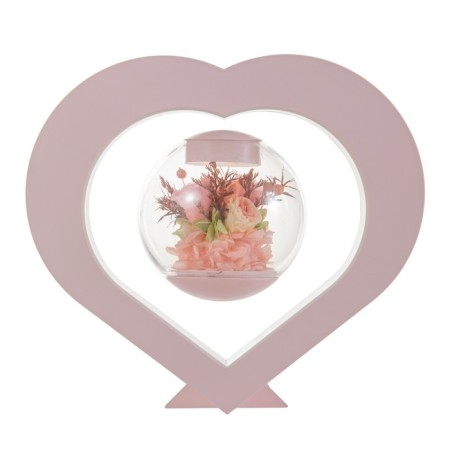 Table lamp "Heart Levitation" Led usb pink 24x22 cm Risalux-10