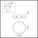 Ceiling bowl (add -on) Vekia