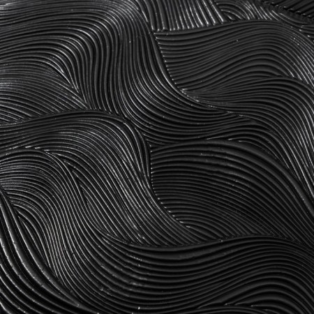 Self -adhesive PVC panel "Black waves" 70*70cm-1