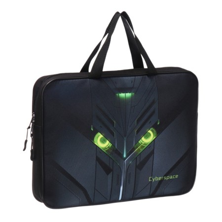 Folder with handles textile A4, 370 x 280 x 60 mm, Stavia "cyber"-1