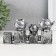 Souvenir Polystone "Three Essenes on the letters. House" 3.5x16x8 cm
