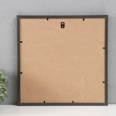Photo frame Plastic "Mira" 30x30 cm, 636477-33, black with silver (plastic screen)-2