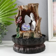 The desktop fountain from the network, backlight 