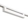 Simple LED track lamp 20W white 34x3.5x4.5 cm