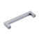 Square Cappio RSC008 Square handle, stainless steel, m/o 128 mm, color graphite