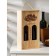 Box for storing the wine "Caglia", 35 × 18 cm, 2 bottles
