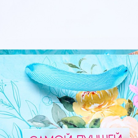 Package for the Cake "Flowers" 20x20x20cm-2