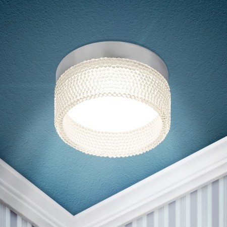 Lamp built -in era DK97, IP20, 15W, 88x65 mm, chromium color/transparent