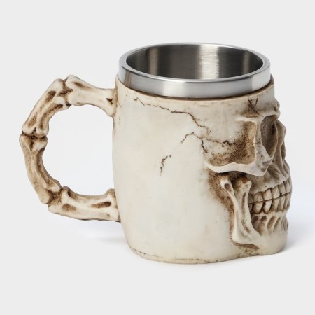 Stainless steel mug "Skull. Halloween ", 400 ml, color mix-3