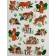 Set of kitchen towels Diva Afrodita "Tigers", 360 gr, size 40x60 cm, 6 pcs