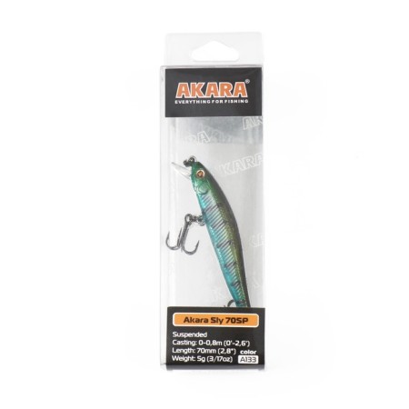 Akara Sly 70SP wobbler, A133 color, 7 cm, 5 g-2