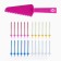 Candles for a cake in a set with a spatula for the cake "Happy Birthday", a pink blade.