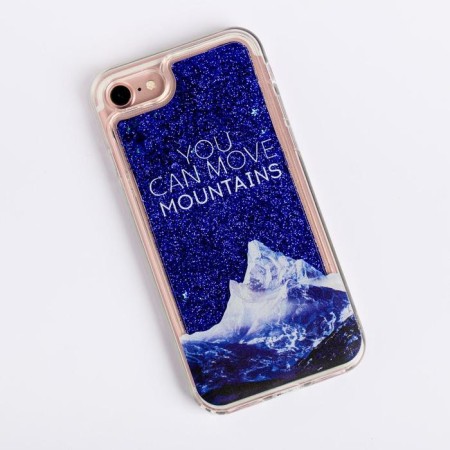 IPhone 7 phone case with sparkles inside “Shine”, 6.5 × 14 cm-1