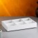 Kashpo wooden 28 × 19 × 5 cm "Six, 6 cells", white give beautifully