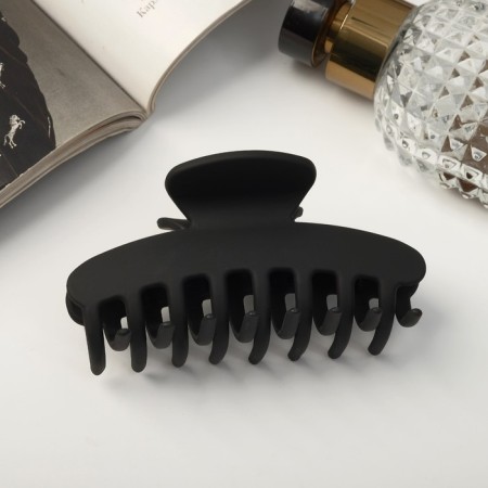 Hair crab "Strict classic" 9.7x4.5 cm, mix, black