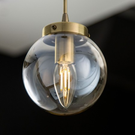 Suspended Citilux “Elvin” CL105115, 13x13x25 cm, 1x20W, LED, Black Color Black-12