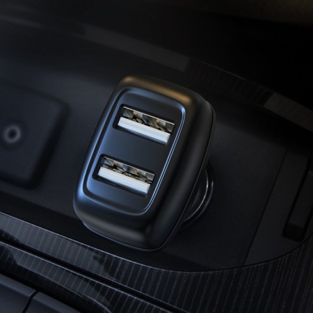 Hoco Z36, 2 USB, 2.4 A, black car-5