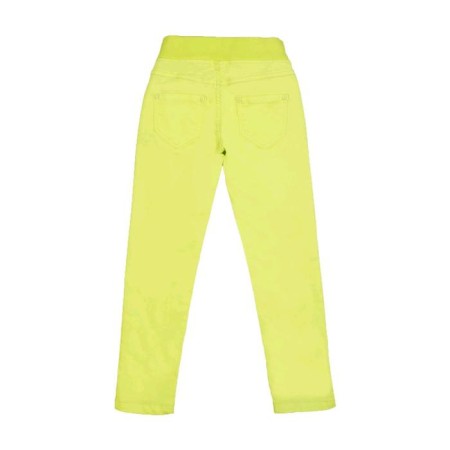 Pants for girls, height 110 cm, lemon color-1