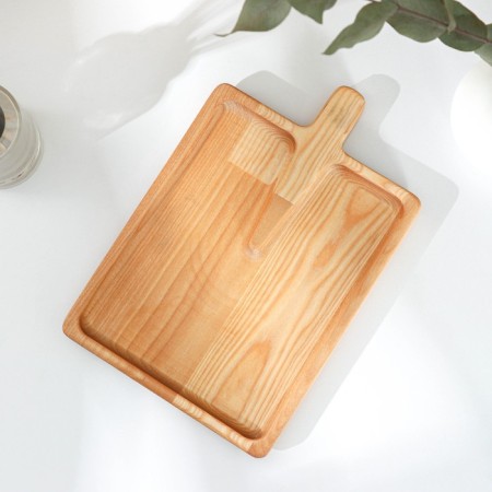 Board - Serving dish ADELICA "Lopata", 25 × 16.7 × 1.8 cm, saturated with mineral oil, birch-1