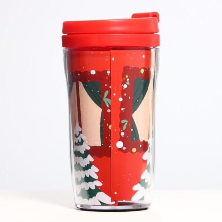 New Year. Thermal engine with an insert of the New Year's “Cozy Year”, 250 ml-1