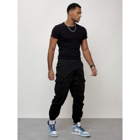 Cargo jeans, size 44-46, black color-2