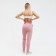 Women's pants, dry rose card, size 46
