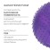 Fitball 55 cm, 800 g, massage, purple color