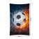 Decorative panel with photo printing "Football element", vertical, size 100x150 cm