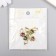 Decor for creativity metal, rhinestones "Swan with heart" gold 1.1x1.8 cm