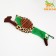 Textile toy "duck", 30 x 9 cm, green