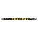 Collar dumping leather weaved with a string "Zononic", fast-removable, Osh 20-40 x 2 cm, mix