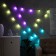 Smart garland “thread” 6 m with nozzles “cones”, IP20, dark thread, 20 LED, glow RGB, USB