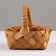Playfish basket, 16 x 13.5 x 6.5/12.5 cm, sequoia