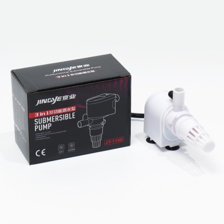 Aquarium pump Jingye JY-1100, 400 l/h, 4 watts, water lifting height 0.4 m-8