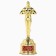 Men's reward figure “The best in the world”, Oscar, plastic, 18.5 x 6.3 cm.